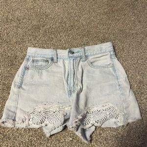 American Eagle Jean Shorts Size 0